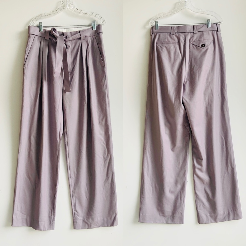 J Crew Collection 100% wool Pleated wide leg pant
